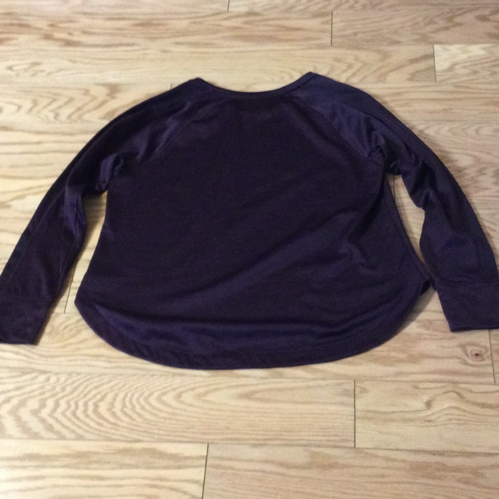 XL Champion purple/burgundy athletic long sleeve top - Picture 4 of 15